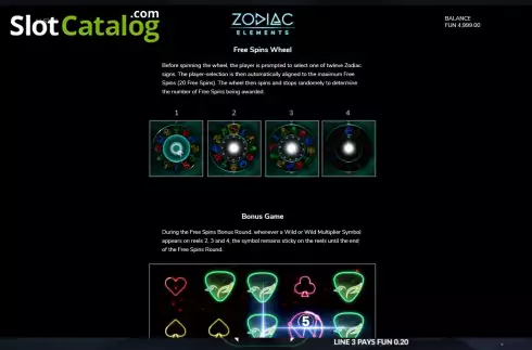 Скрин6. Zodiac Elements слот