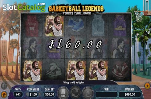 Скрин5. Basketball Legends Street Chalenge слот