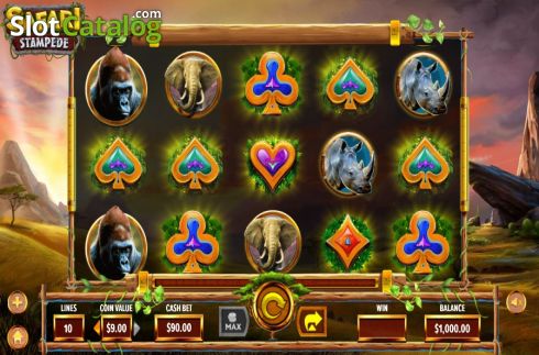 Скрин2. Safari Stampede слот