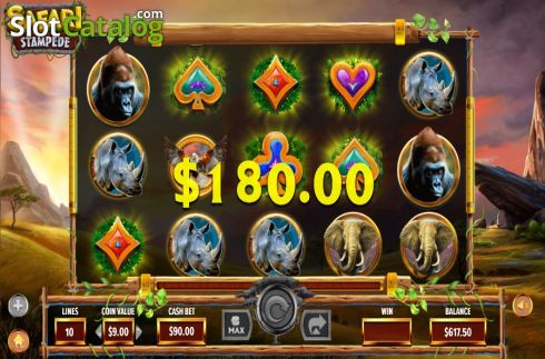 Скрин4. Safari Stampede слот