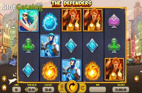Скрин2. The Defenders слот