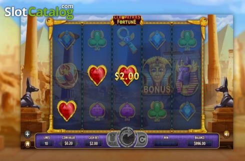 Скрин3. Cleopatras Fortune (Dragon Gaming) слот