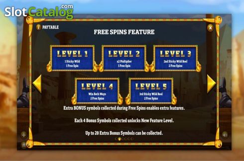 Скрин8. Cleopatras Fortune (Dragon Gaming) слот