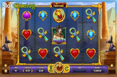 Скрин2. Cleopatras Fortune (Dragon Gaming) слот