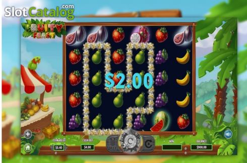 Скрин3. Fruity Feast слот