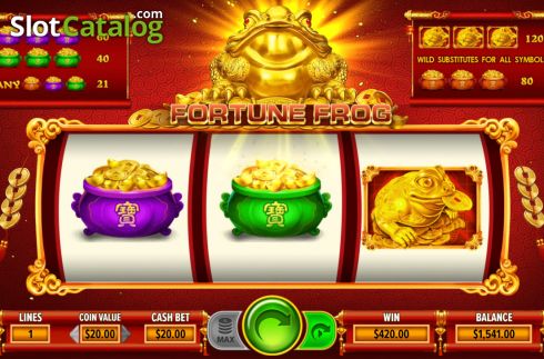 Скрин3. Fortune Frog (Dragon Gaming) слот