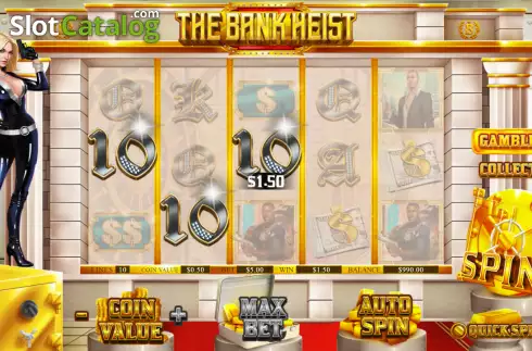 Скрин3. The Bank Heist слот