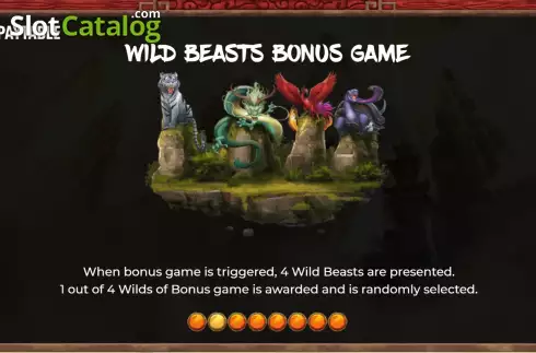 Скрин6. Four Mighty Beasts слот