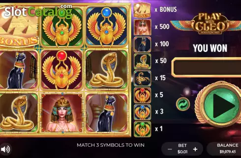 Скрин2. Play With Cleo Scratchcard слот