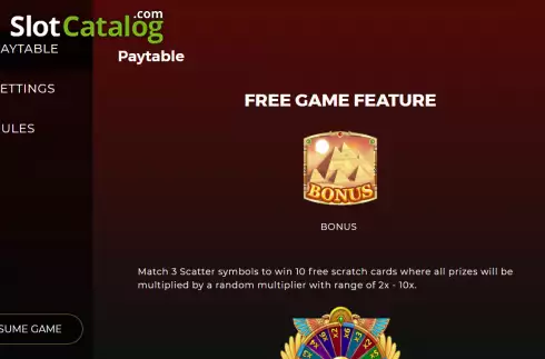 Скрин5. Play With Cleo Scratchcard слот