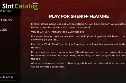 Скрин6. Sheriff vs Bandits слот