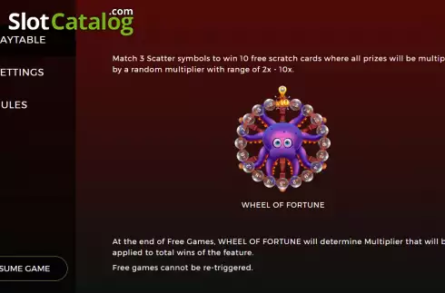 Скрин6. Sea Treasures Scratchcard слот