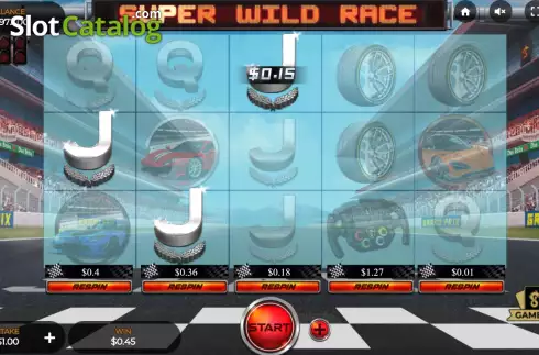 Скрин3. Super Wild Race слот