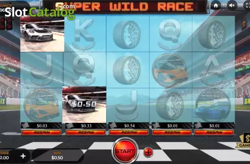 Скрин4. Super Wild Race слот