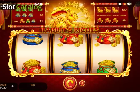 Скрин2. Rabbit's Riches слот