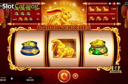 Скрин3. Rabbit's Riches слот