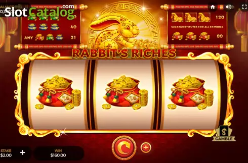 Скрин4. Rabbit's Riches слот