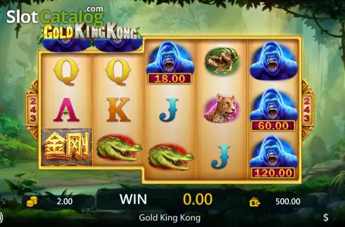 Скрин2. Gold King Kong слот