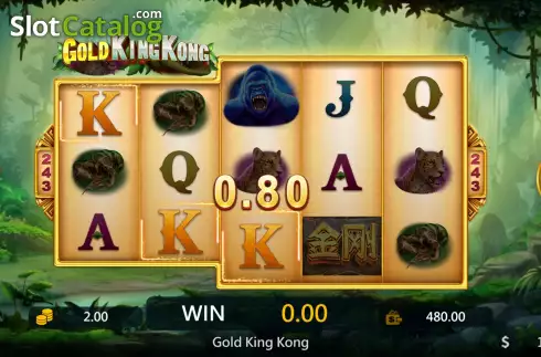 Скрин3. Gold King Kong слот