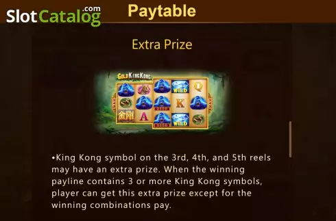 Скрин8. Gold King Kong слот