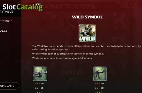 Скрин7. Battle Ops слот