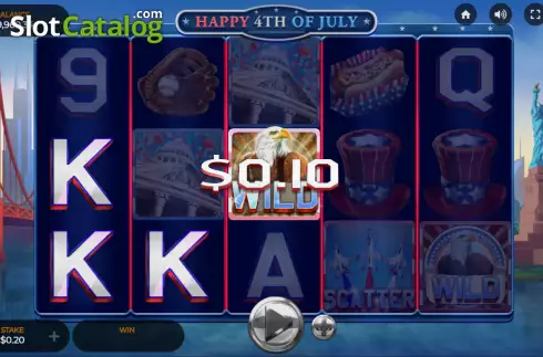Скрин4. Happy 4th of July слот