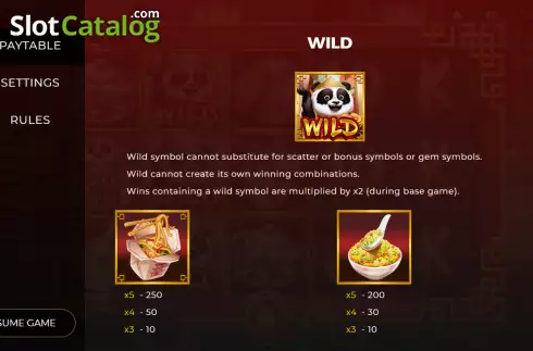 Скрин9. Kung Food Panda слот