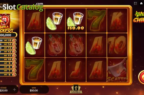 Скрин3. Screaming Chillis слот