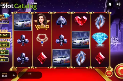 Скрин2. Gems Gala Spin and Lock слот