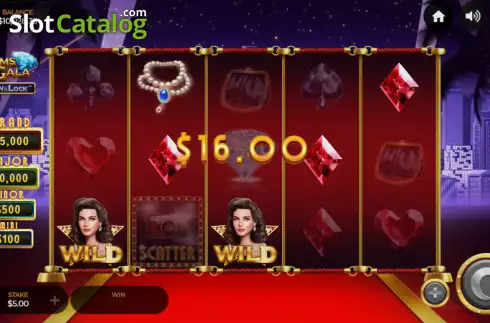 Скрин3. Gems Gala Spin and Lock слот