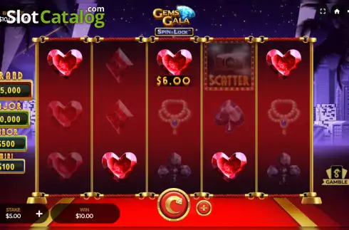 Скрин4. Gems Gala Spin and Lock слот