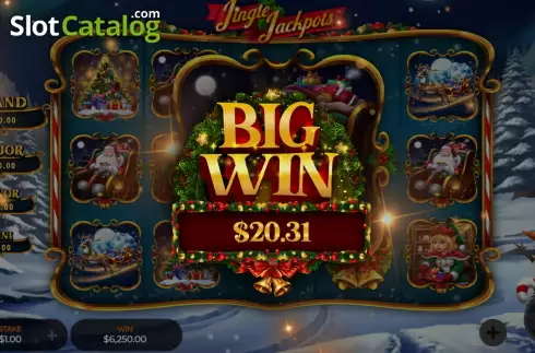 Скрин3. Jingle Jackpots слот