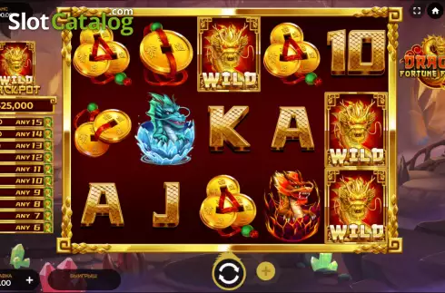 Скрин2. Dragon Fortune Frenzy слот