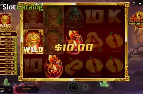 Скрин3. Dragon Fortune Frenzy слот