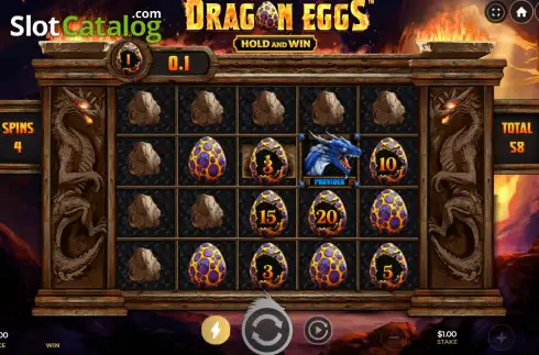 Скрин3. Dragon Eggs слот