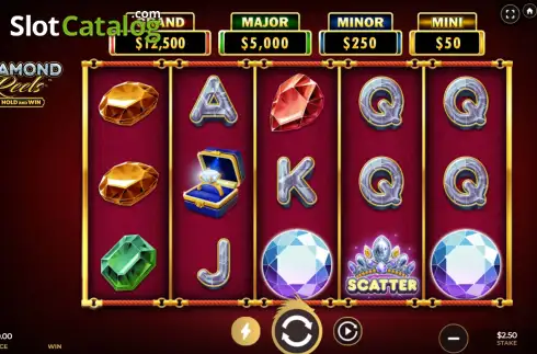 Скрин2. Diamond Reels - Hold and Win слот
