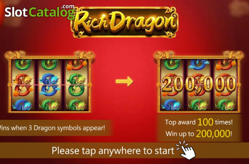 Скрин2. Rich Dragon слот