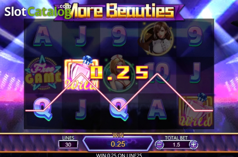 Скрин4. More Beauties слот