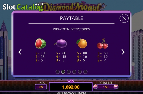 Скрин9. Diamond Mogul слот