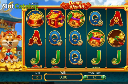 Скрин3. Doggy Wealth слот