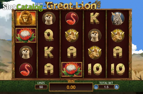 Скрин3. Great Lion (Dragoon Soft) слот
