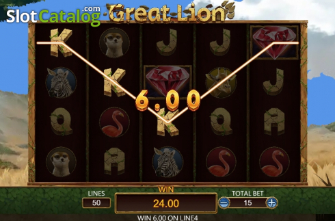 Скрин5. Great Lion (Dragoon Soft) слот