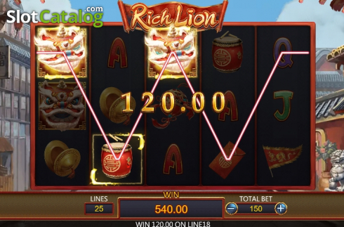 Скрин5. Rich Lion слот