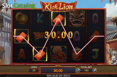 Скрин6. Rich Lion слот