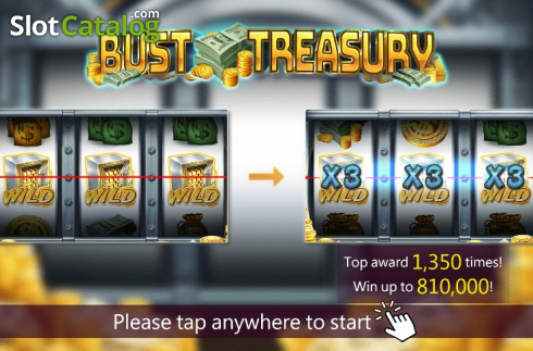 Скрин2. Bust Treasury слот