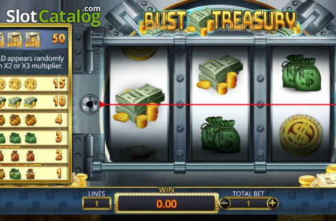 Скрин3. Bust Treasury слот