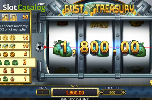 Скрин5. Bust Treasury слот