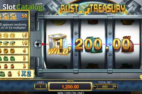 Скрин6. Bust Treasury слот