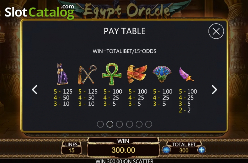 Скрин9. Egypt Oracle слот