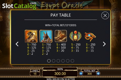 Скрин8. Egypt Oracle слот